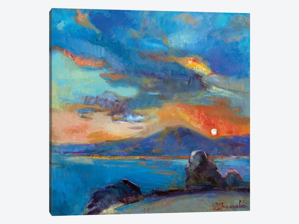 Maratea Sunset by Anastasiia Grygorieva 1-piece Art Print