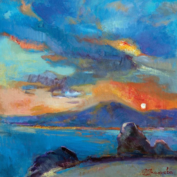 Coastlines: Maratea Sunset by Anastasiia Grygorieva