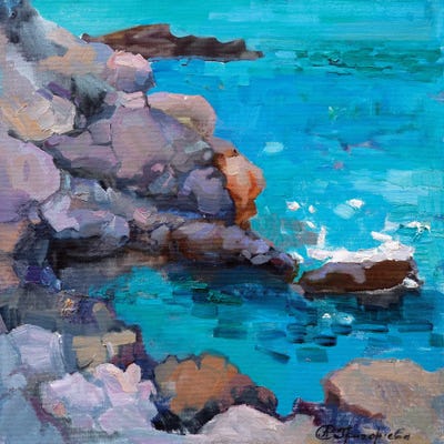 Stones Are Naked by Anastasiia Grygorieva canvas print