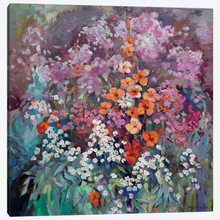Flowers Canvas Print #AGG117} by Anastasiia Grygorieva Canvas Artwork