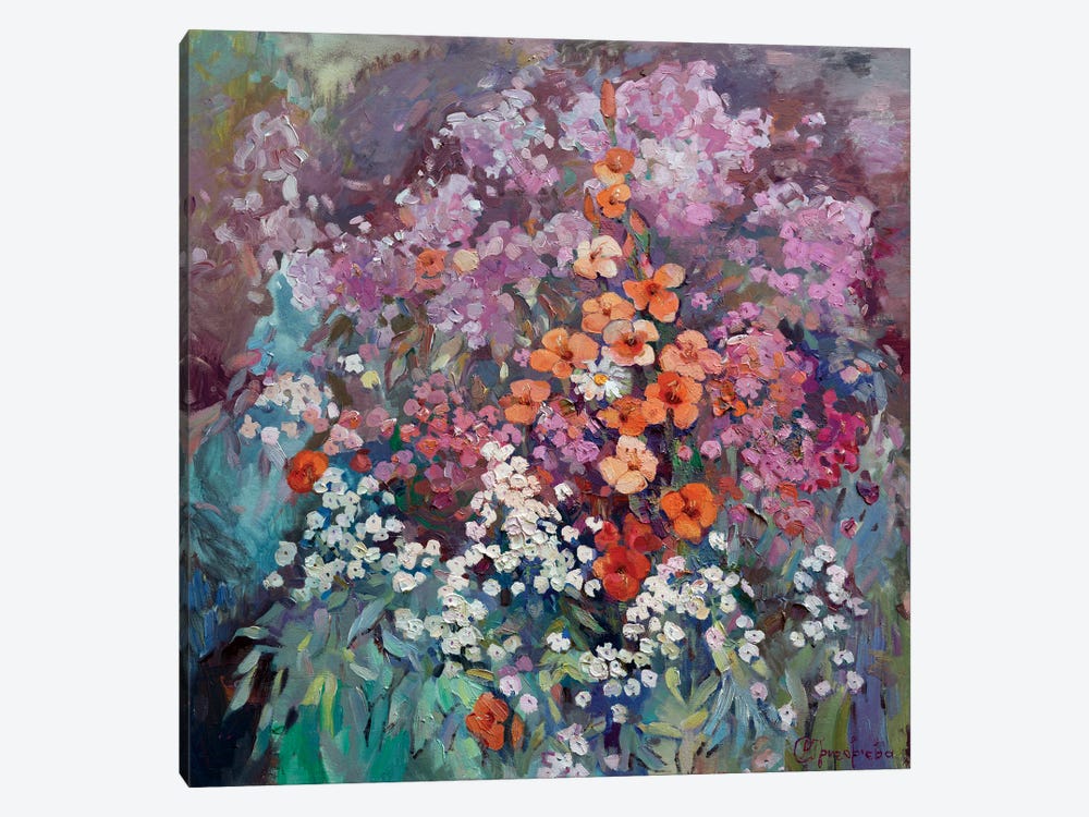 Flowers by Anastasiia Grygorieva 1-piece Canvas Art