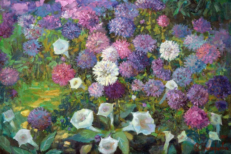 Dream Flowerbed by Anastasiia Grygorieva wall art