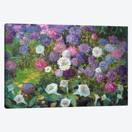 Dream Flowerbed Canvas Print #AGG118} by Anastasiia Grygorieva Art Print