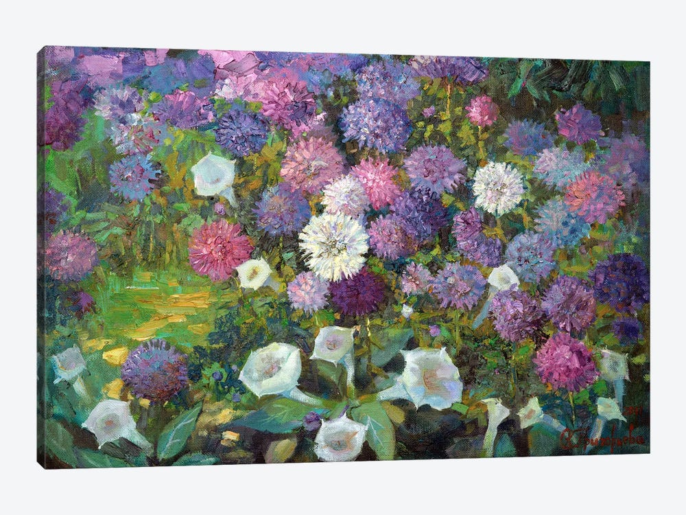 Dream Flowerbed by Anastasiia Grygorieva 1-piece Canvas Print