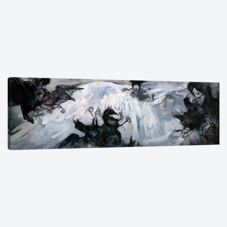 Attack On The Angel Canvas Print #AGG122} by Anastasiia Grygorieva Canvas Artwork