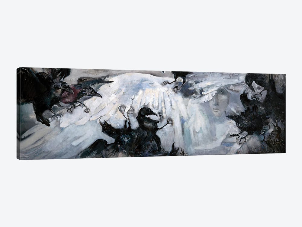 Attack On The Angel by Anastasiia Grygorieva 1-piece Canvas Art