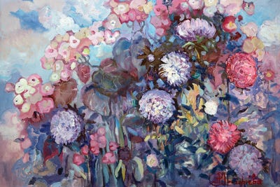 Autumn Flowers by Anastasiia Grygorieva canvas print