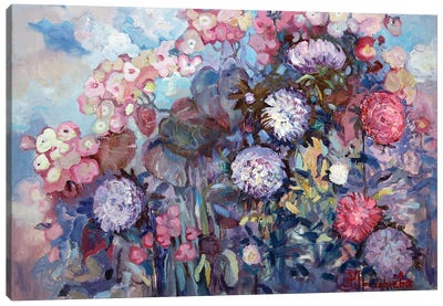 Autumn Flowers Canvas Art Print - Anastasiia Grygorieva