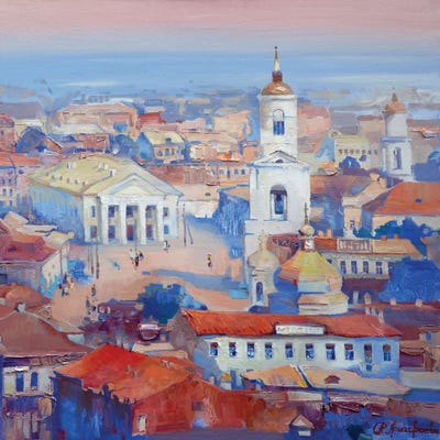 Podol by Anastasiia Grygorieva art print