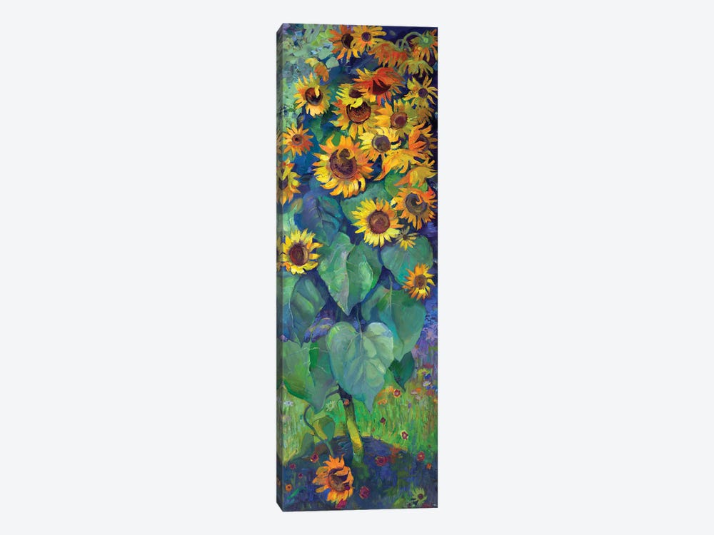 One Sunflower by Anastasiia Grygorieva 1-piece Canvas Art Print