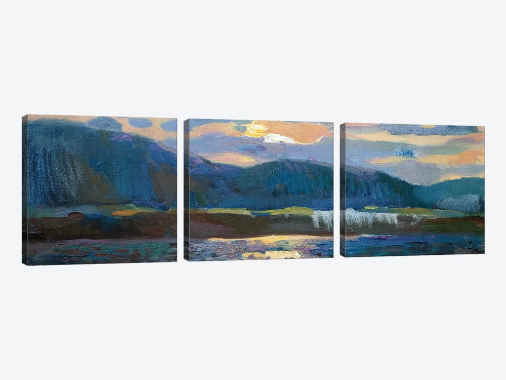 Sunrise by Anastasiia Grygorieva 3-piece Canvas Print