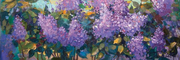 Middle Eastern Artists: Lilac by Anastasiia Grygorieva