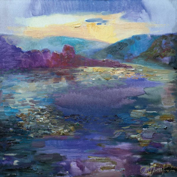 Plein Air Paintings: Evening by Anastasiia Grygorieva