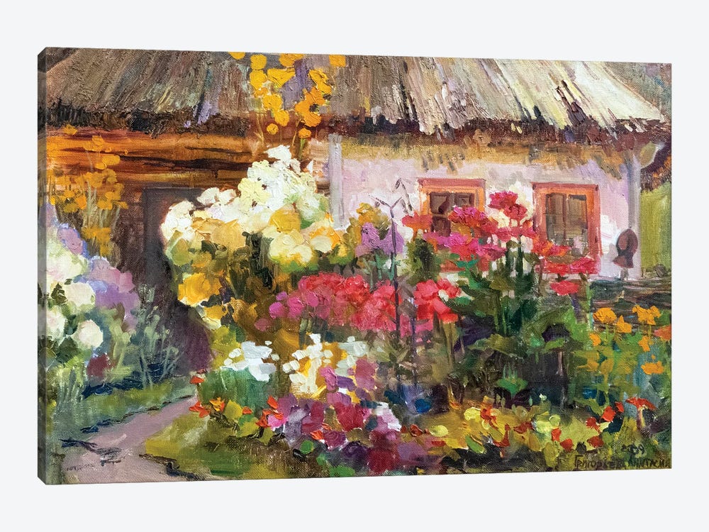 Ukranian Hut by Anastasiia Grygorieva 1-piece Art Print