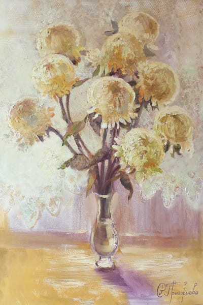Chrysanthemums: 9 Chrysanthemums by Anastasiia Grygorieva