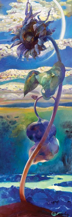 When The Sun And Moon Whisper by Anastasiia Grygorieva wall art