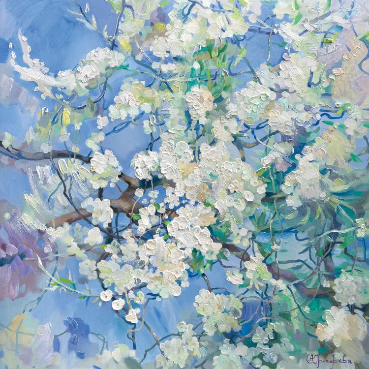 White Miracle Of Spring by Anastasiia Grygorieva wall art