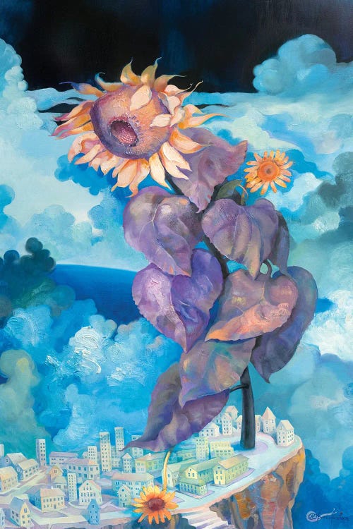 Sky Inhabitant by Anastasiia Grygorieva canvas print
