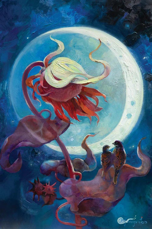 The Moment Of Eclipse by Anastasiia Grygorieva wall art