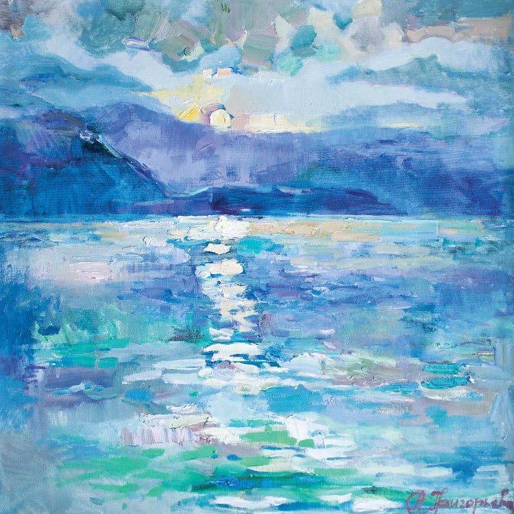 50 Shades Of Sea by Anastasiia Grygorieva wall art