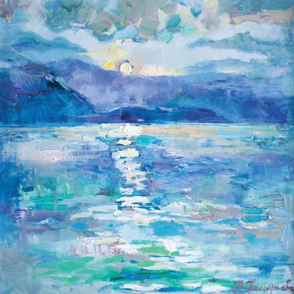 Pastel Impressionism: 50 Shades Of Sea by Anastasiia Grygorieva