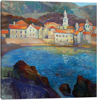Budva Canvas Art Print - Montenegro