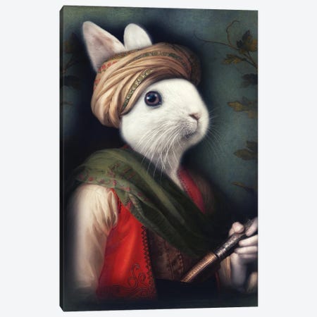 Savage Morris Canvas Print #AGH15} by Ark & Ghosts Canvas Art