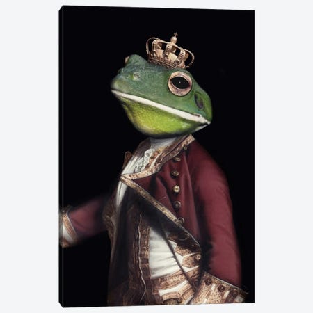 The Frog Prince Canvas Print #AGH1} by Ark & Ghosts Canvas Print