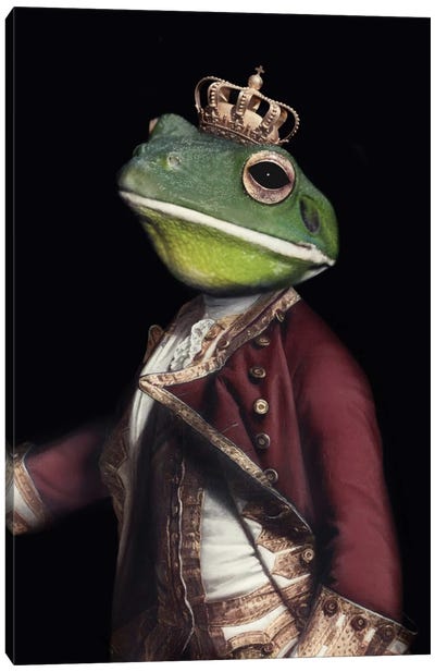 The Frog Prince Canvas Art Print - Crown Art