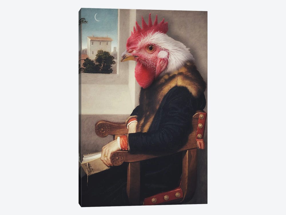 The Old Cock by Ark & Ghosts 1-piece Canvas Wall Art