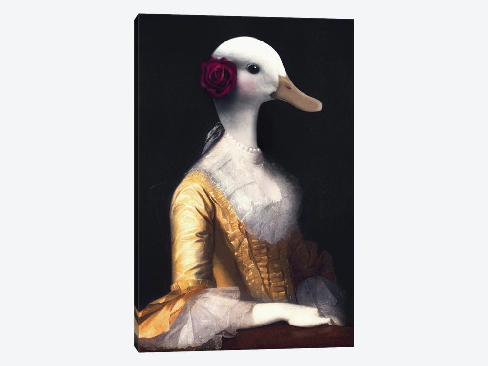 Lady Duck by Ark & Ghosts 1-piece Canvas Print