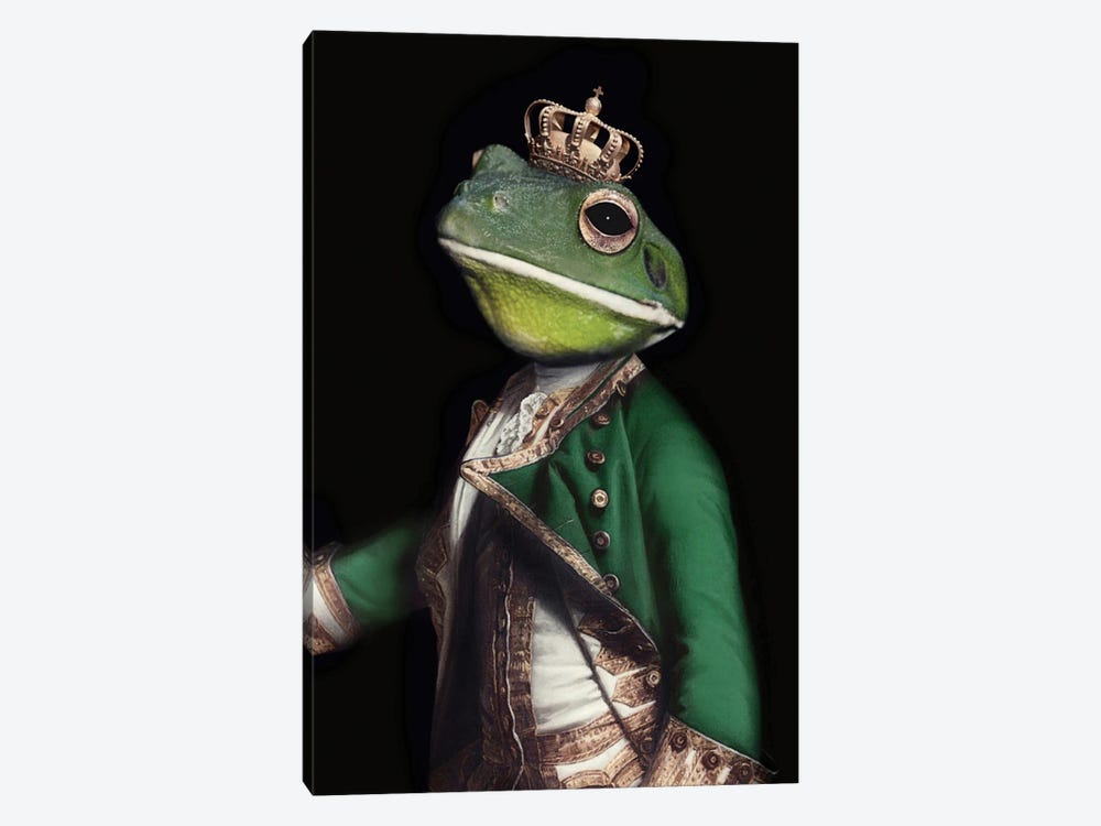 The Frog Prince (Green) by Ark & Ghosts 1-piece Art Print