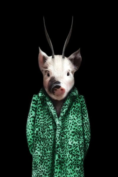 Pigs: Percy Piglet (Green) by Ark & Ghosts