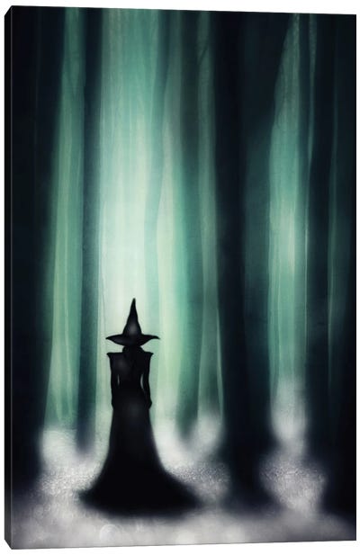 Emerald Forest Canvas Art Print - Fantasy Movie Art