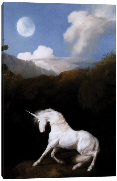 Unicorn Canvas Art Print - Ark & Ghosts