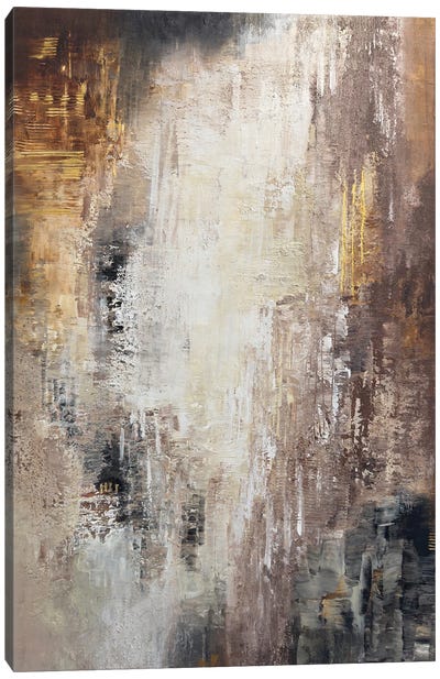 The Church Of Woman Canvas Art Print - Effortless Earth Tone Abstracts