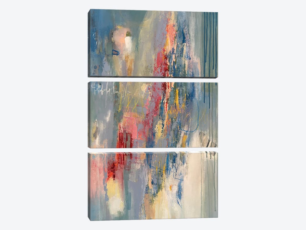The Smell Of Rain by Annie Gendreau 3-piece Canvas Art