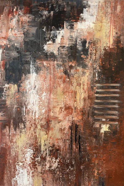 Effortless Earth Tone Abstracts: The Witch Tower by Annie Gendreau
