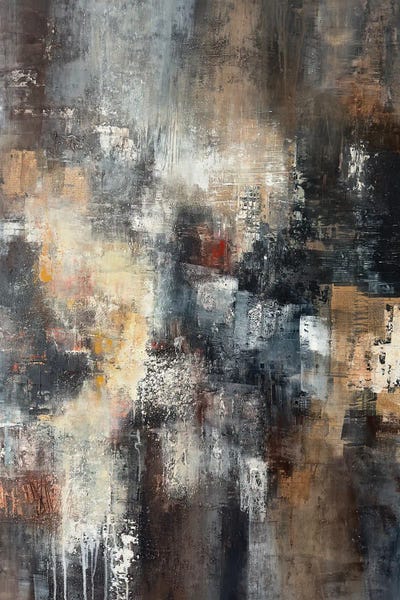 Effortless Earth Tone Abstracts: Enigma by Annie Gendreau