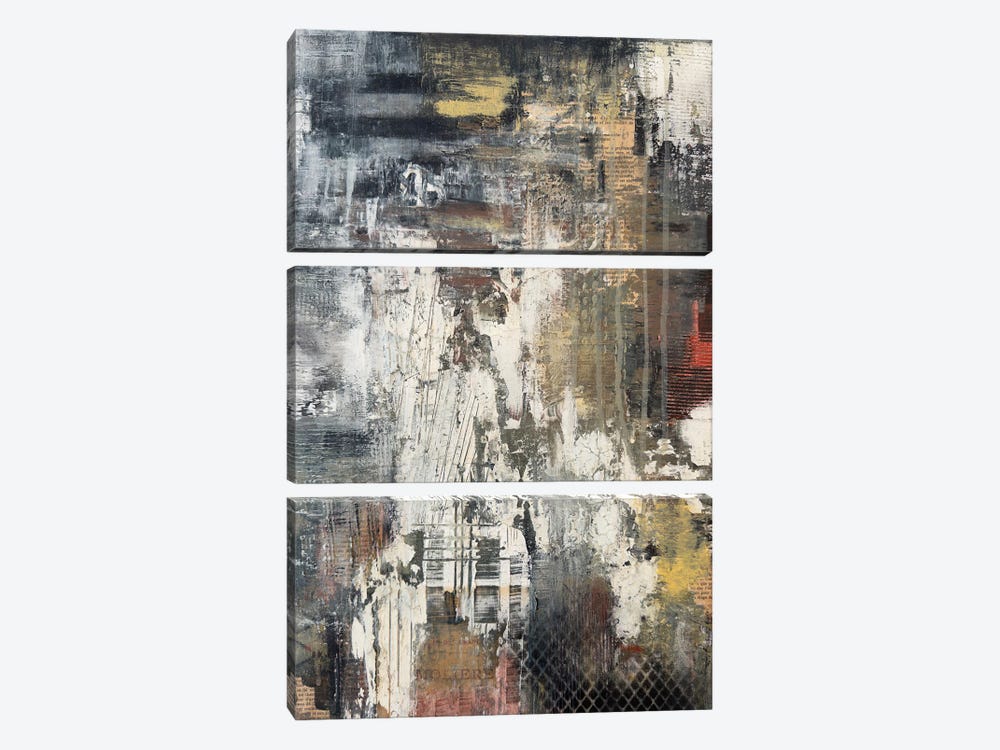If Walls Could Talk by Annie Gendreau 3-piece Canvas Print