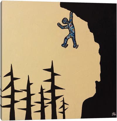 Cliffhanger Act I Canvas Art Print - Adventure Seeker