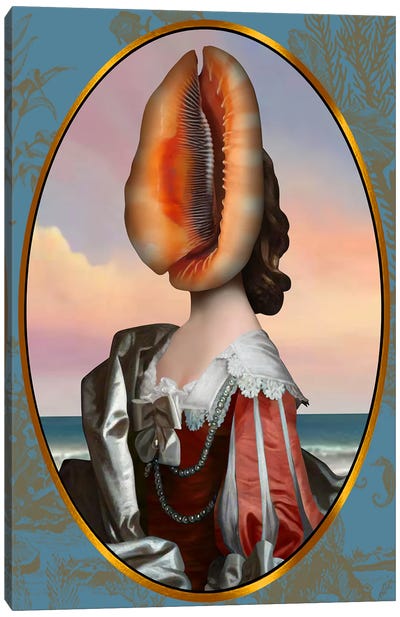Lady Shell Canvas Art Print - Alain Magallon