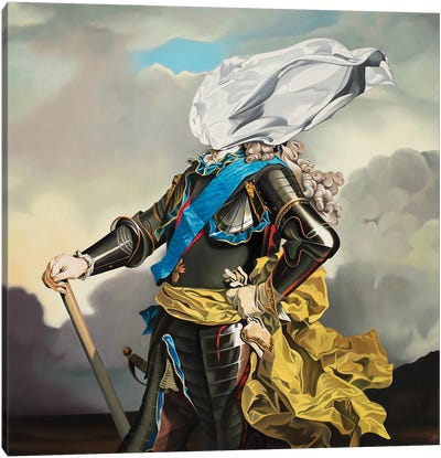 King Cloth Canvas Art Print - Alain Magallon
