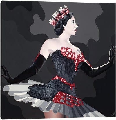 La Danse Canvas Art Print - Queen Elizabeth II