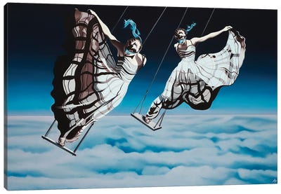 Swingers Canvas Art Print - Head in the Clouds