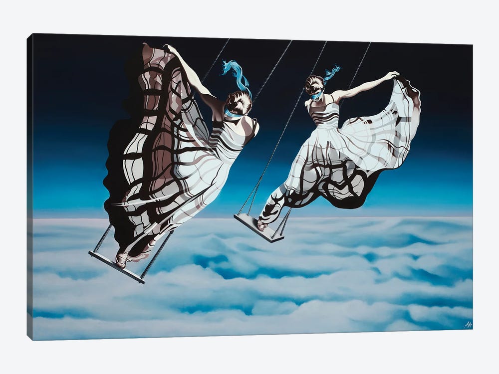 Swingers by Alain Magallon 1-piece Canvas Print