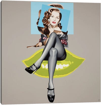 Double Dynamite Canvas Art Print - Sophia Loren