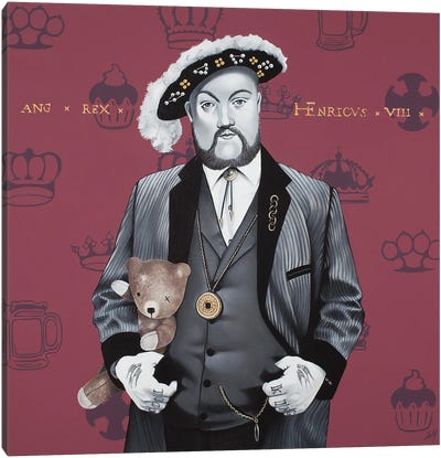 Teddy Bear Canvas Art Print - Alain Magallon