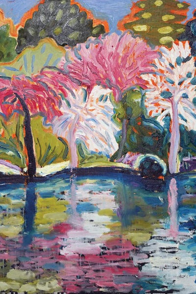 Pops Of Pink: Dream Garden XII by Anteo Gremi