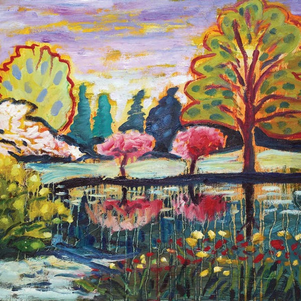 Artists Like Matisse: Dream Garden XIV by Anteo Gremi